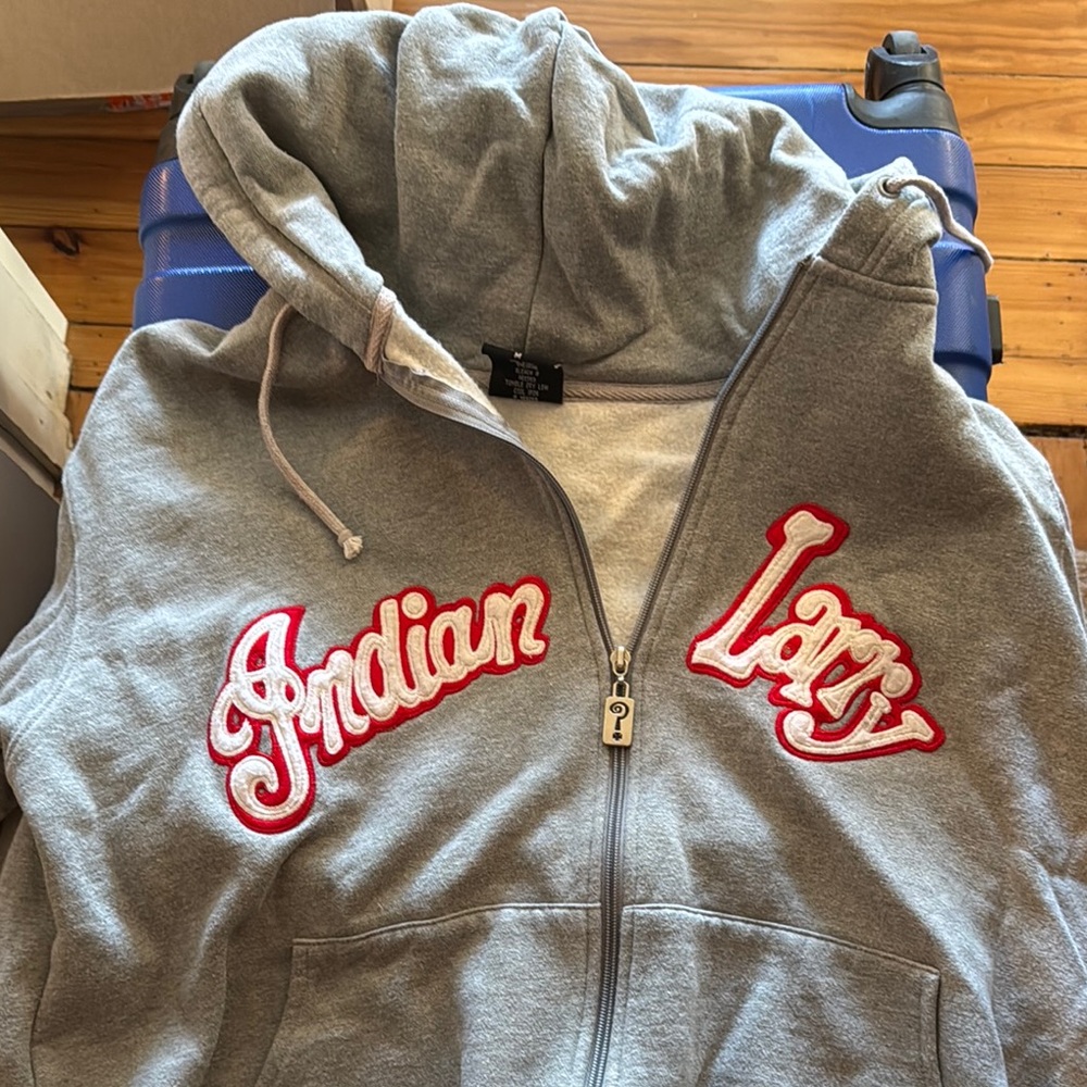 Indian Larry Gray Hoodie